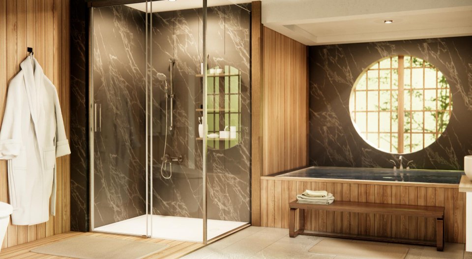 walk-in shower remodeling
